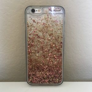 iPhone 6/6s/7/7s Rose Gold Glitter Case